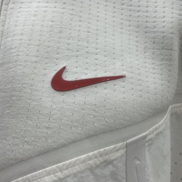 NIKE | Sustainable white perforated lightweight jacket/windbreaker RARE - Picture 9 of 10